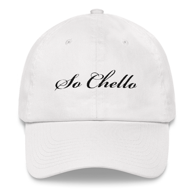 sochello Hats White So Chello Cap so_chello