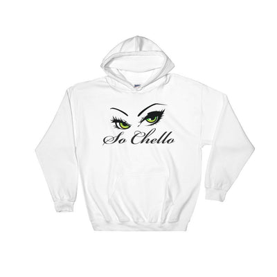 sochello Sweatshirt White / S So Chello Logo Hoodie so_chello